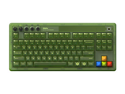 Retro 87 机械键盘- Xbox 版